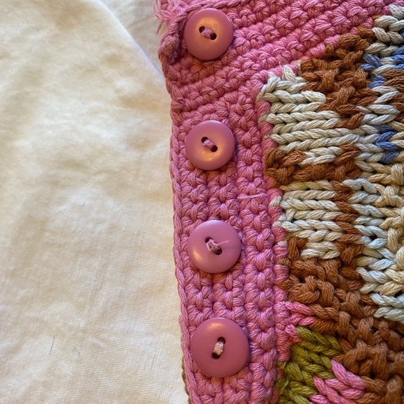 Pastel cotton sweater vintage 80’s - Picture 3 of 5